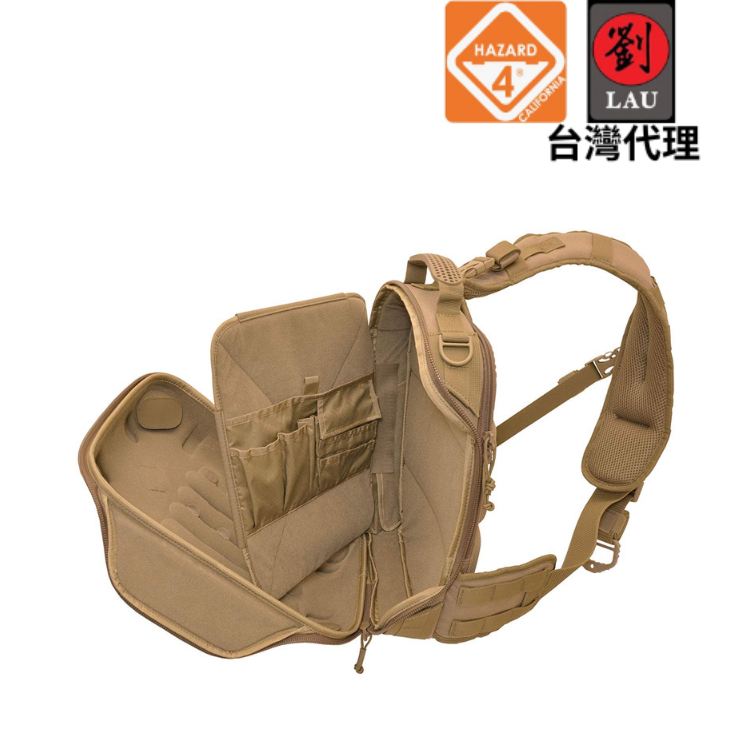 [劉氏國際]HAZARD 4 BS-HBC-CYT 硬殼單斜肩筆電包(沙色), , large