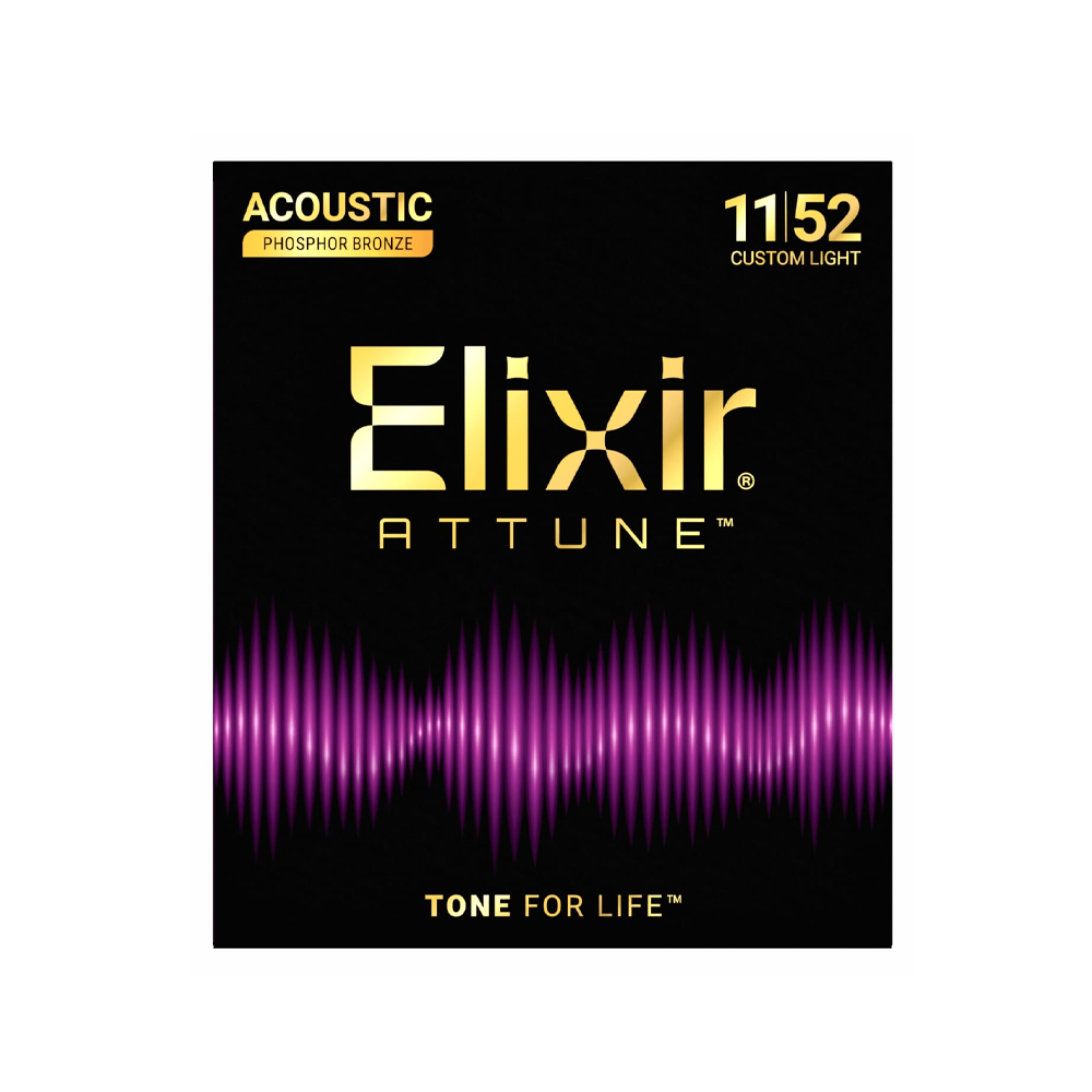Elixir 21027 Attune 超薄包覆 11-52 磷青銅 木吉他弦【敦煌樂器】, , large