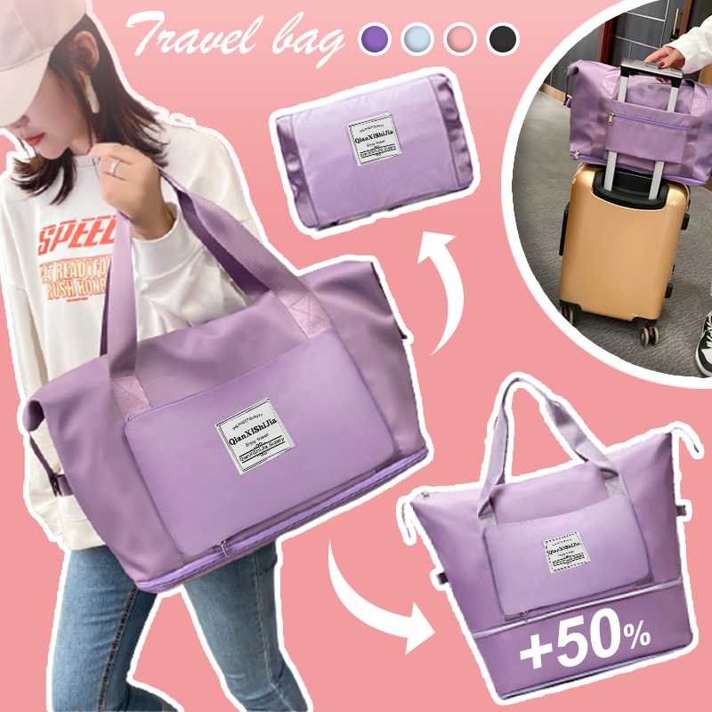 [High-Quality Living] Upgraded Large-Capacity Foldable Travel Bag | Extra-Sized Bag | Shoulder Bag | Dry and Wet Separation Bag | Shopping Bag | Travel Bag | Large Capacity Bag | Korean Style Bag, , large