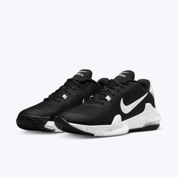 [Kixpress] Nike Air Max Impact 4 男 籃球鞋 運動 訓練 基本款 球鞋 氣墊 黑白 [DM1124-011], , large