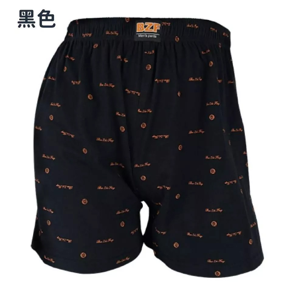 [凱美棉業] 隨機出色 精梳棉男士平口褲 四角褲 男內褲 M.L.XL.3L, , large