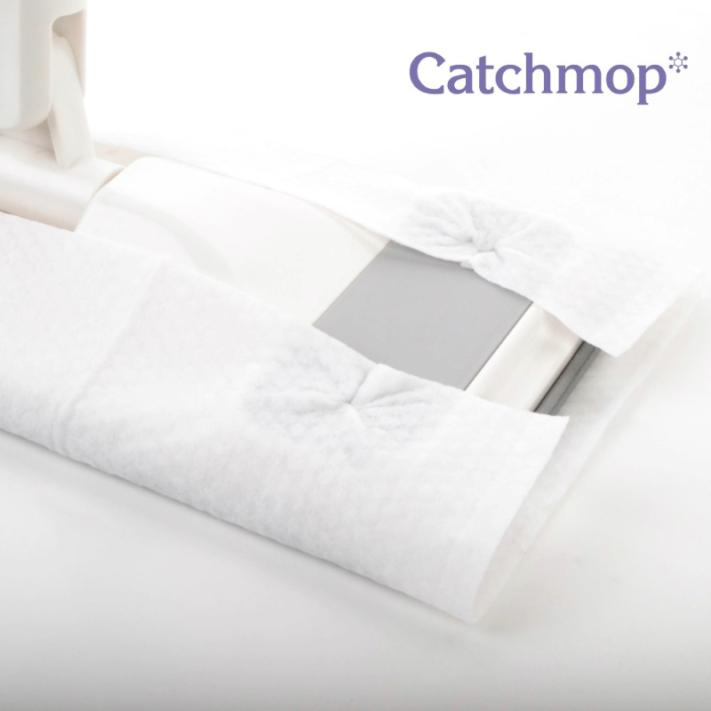 【THE LOEL】Catchmop Floor Cleaning and Disinfecting Wipes x1 pack (30 wipes/pack) / 28 x 21cm / 99.9% sterilization rate certified, , large
