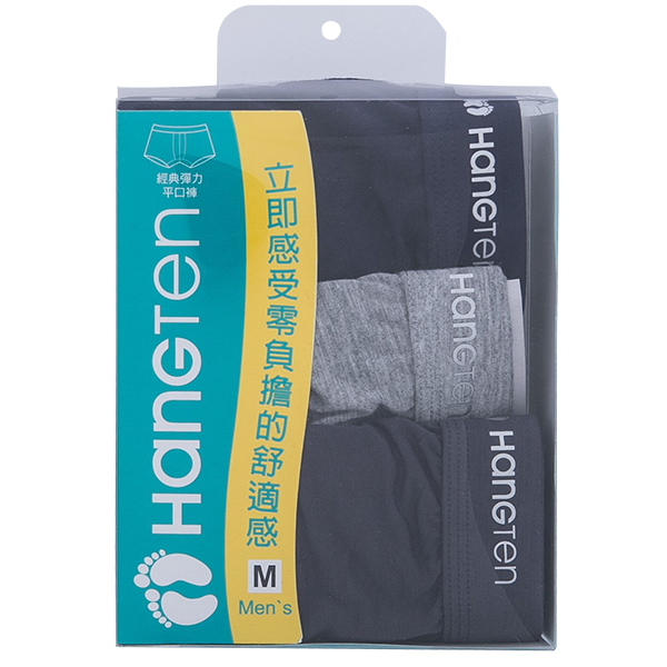 Hang Ten經典彈力平口褲三入組, , large