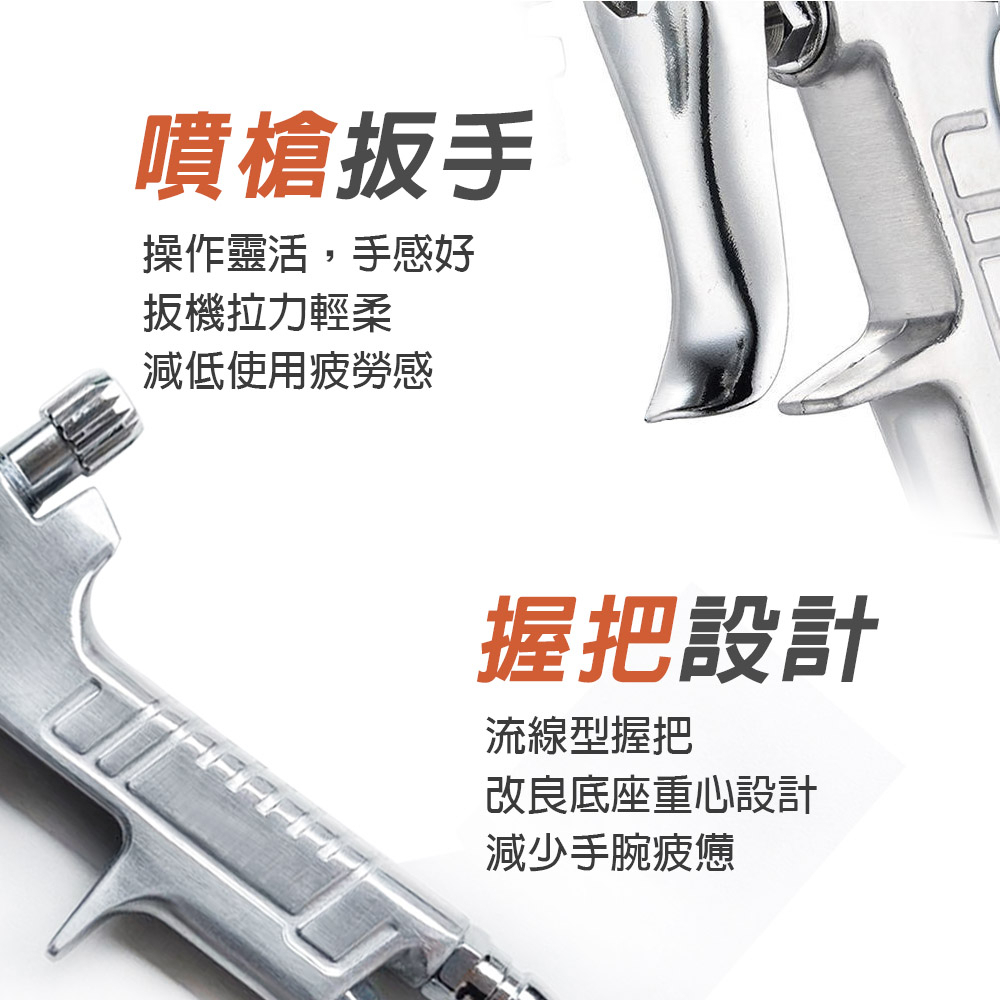 【TOPWAY】專業型15孔重力式氣動噴漆槍 附漆杯400cc W-71G W71G 孔徑1.5mm 霧化綿密 油漆噴槍, , large