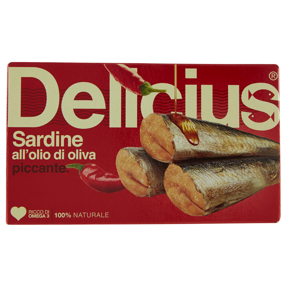 Delicius spicy sardines in olive oil, , large
