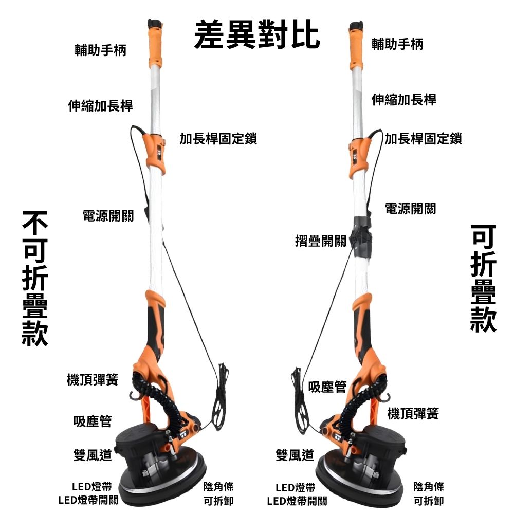 9吋牆壁打磨機【摺疊款】, , large