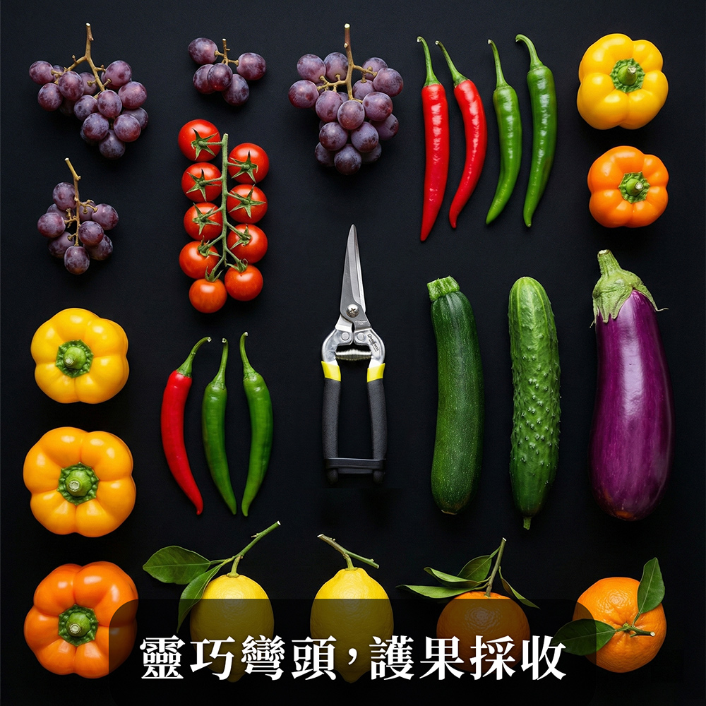 Gardeness HC-706SL 彎刃 採果剪 芽切剪 園藝剪 花藝剪 不鏽鋼刀刃, , large