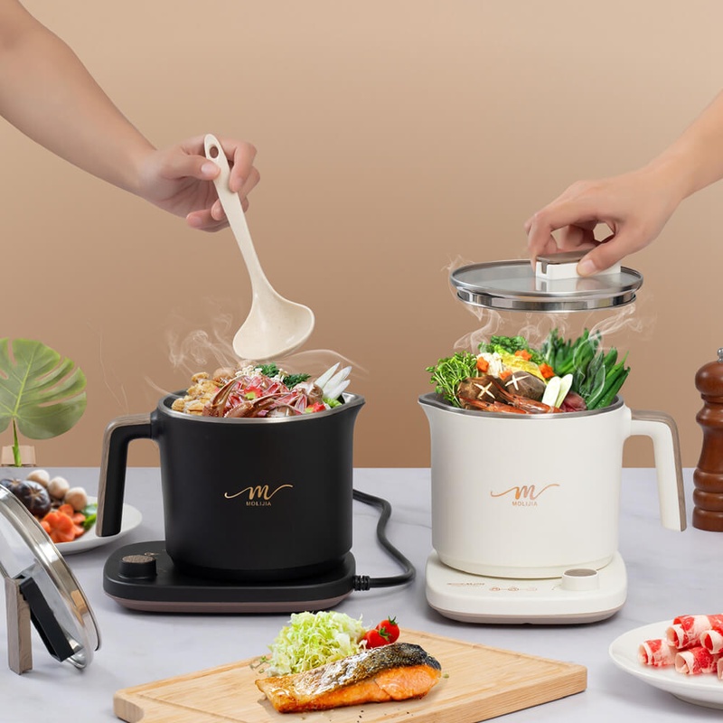 【MOLIJIA】M29 Insulated and Separable Quick Cooker 1.7L - Black, , large