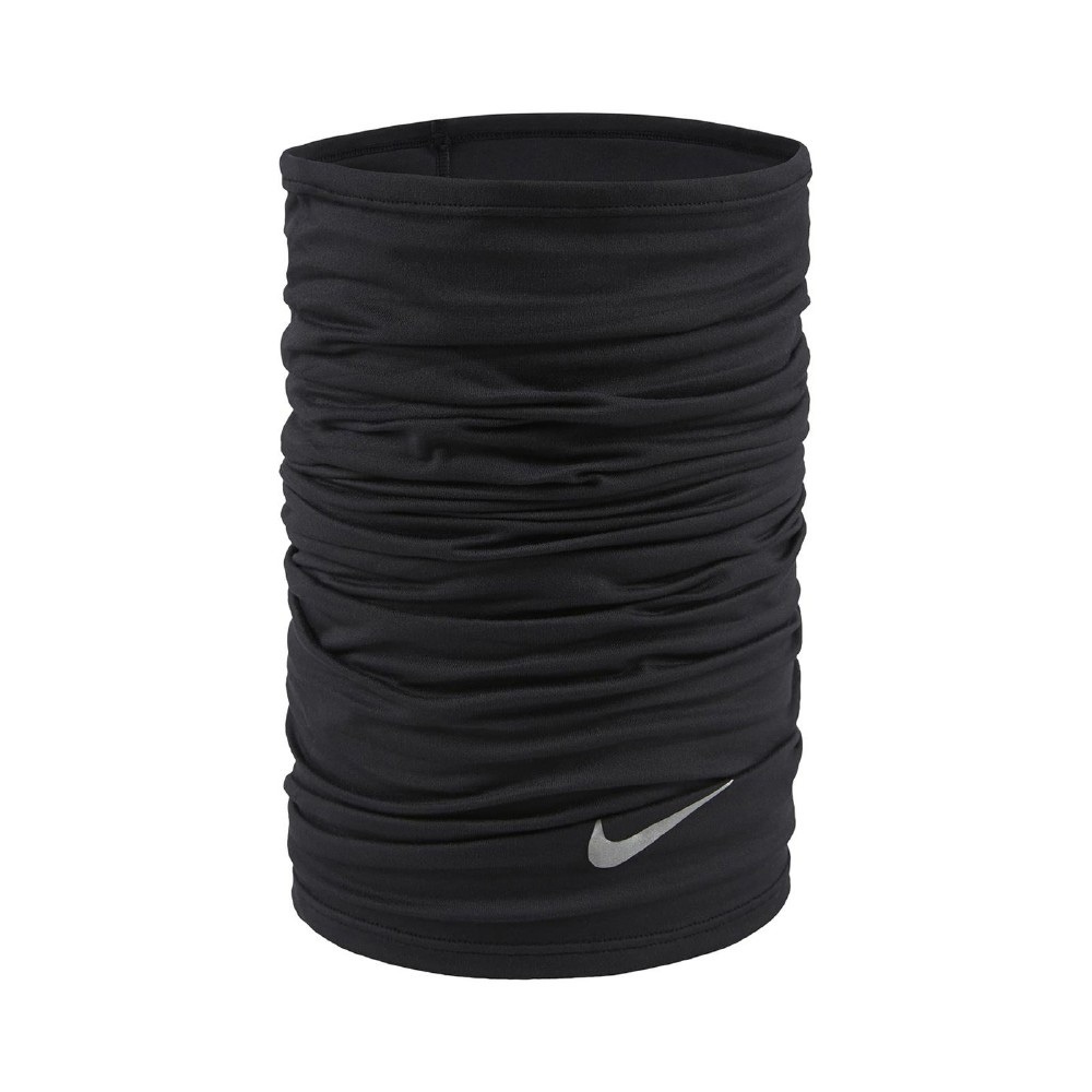 NIKE DRI-FIT 慢跑頸套 跑步 騎車 運動 簡約 素色 多功能 多穿搭 吸汗 乾爽 透氣 彈性 柔軟 舒適 黑, , large