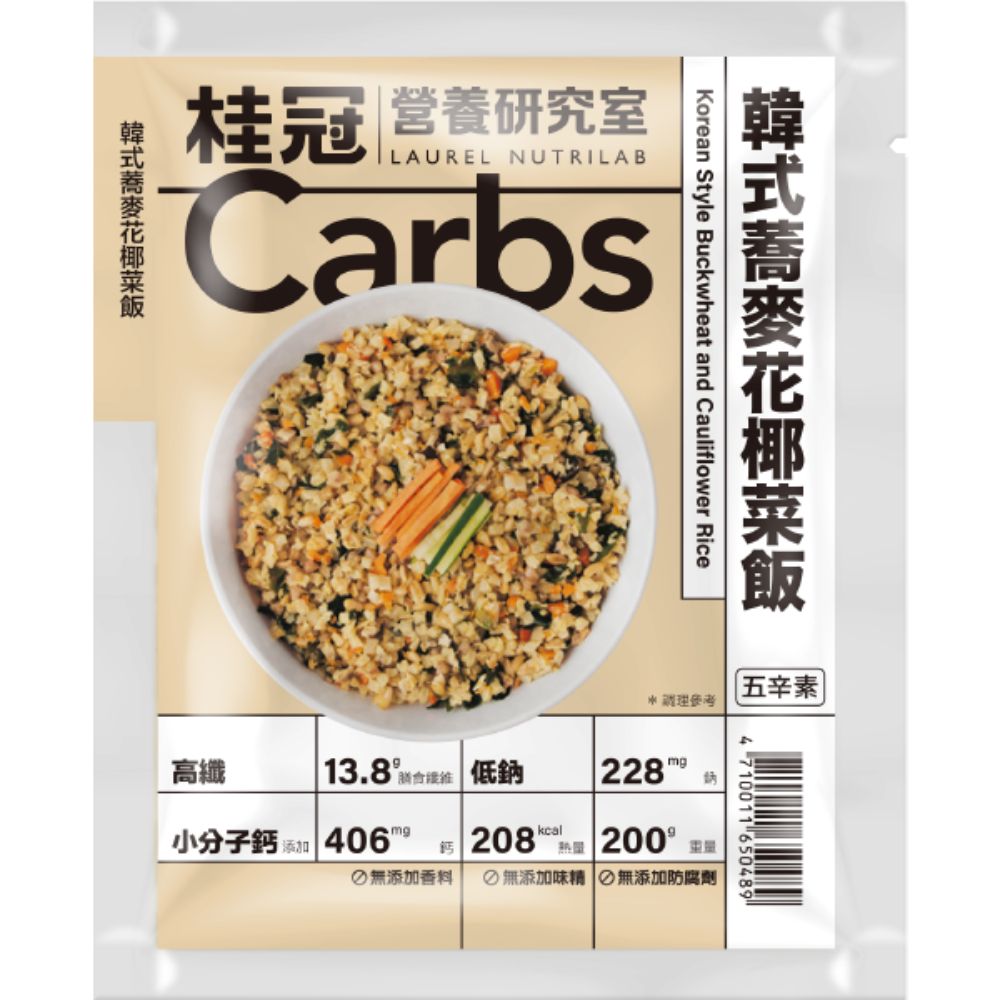 [桂冠營養研究室]韓式蕎麥花椰菜飯(200g), , large