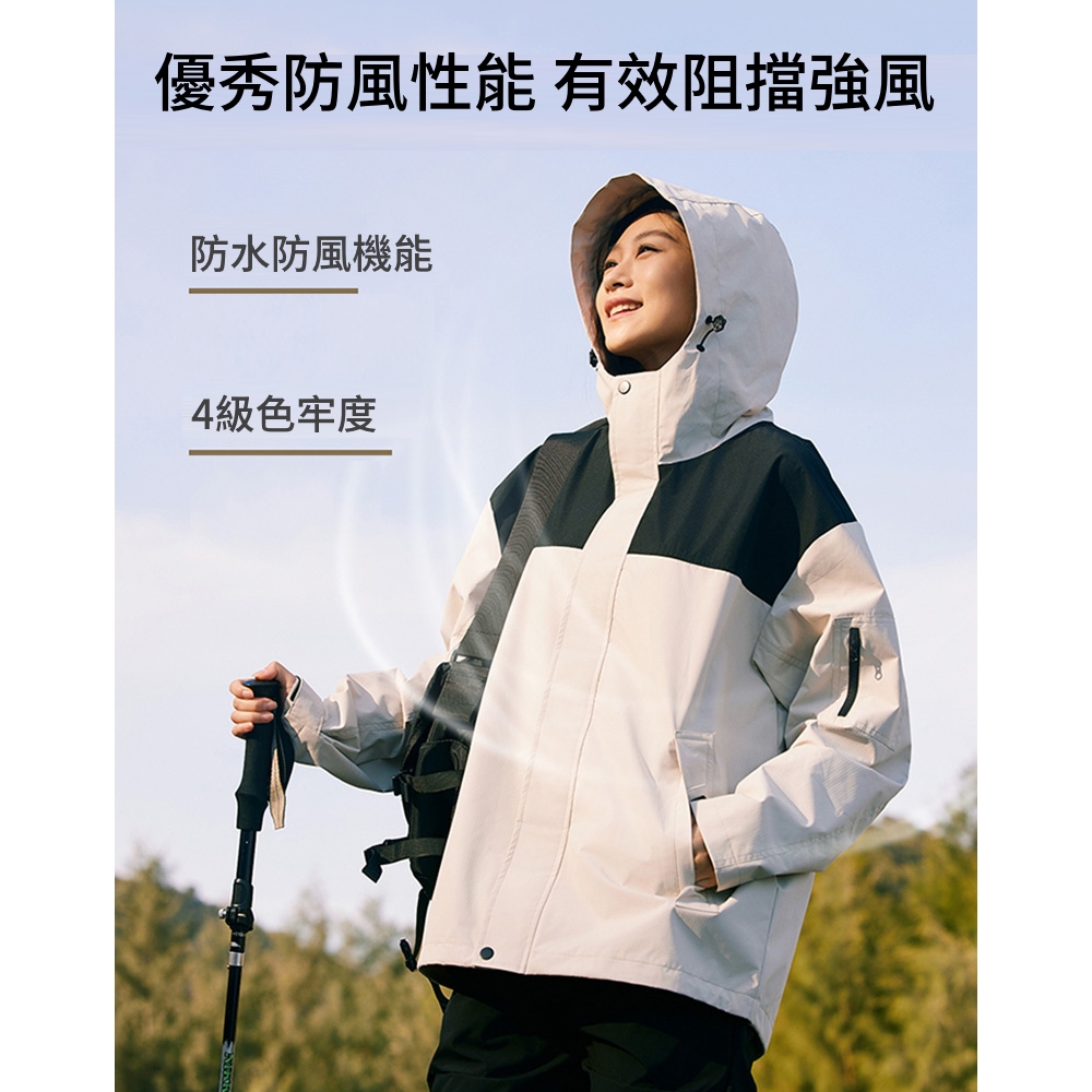 【250803防風防水連帽衝鋒衣】單件式，山系風格, , large