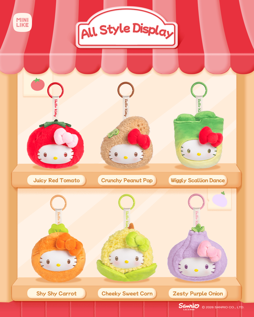【際洋文化】Hello Kitty Style果蔬物語系列毛絨捏捏樂, , large