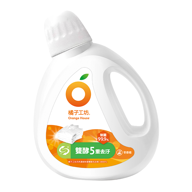 橘子工坊天然濃縮制菌雙酵洗衣精, , large