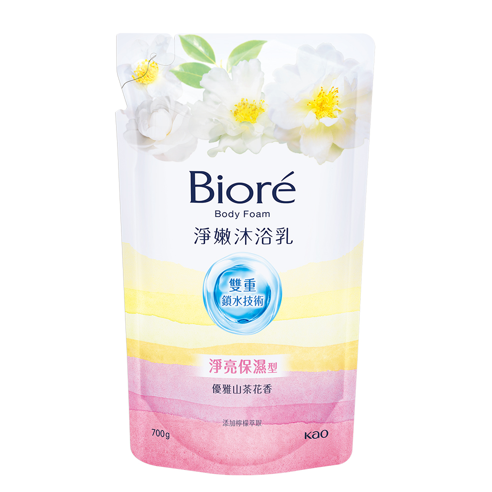 Biore淨嫩沐浴乳優雅山茶花香補充包, , large
