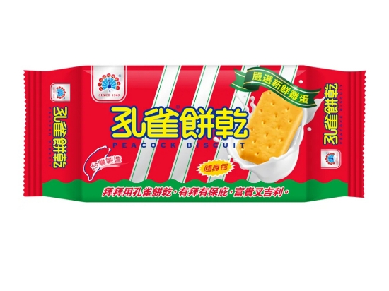 孔雀餅乾135克x2包, , large
