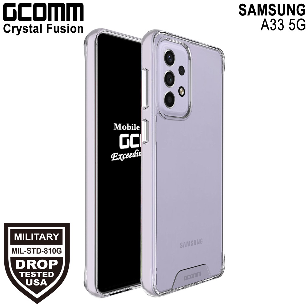 GCOMM 三星 A33 5G 晶透軍規防摔殼 Crystal Fusion, , large