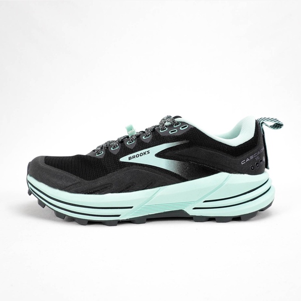 Brooks Cascadia 16 女 慢跑鞋 運動 路跑 越野 寬楦 透氣 黑 淺綠 [1203631D049], , large