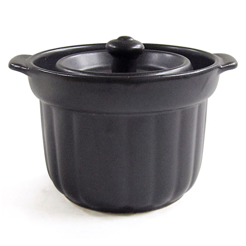 [豐名日本餐具] 五號無水鍋 黑無光 / C05PT9-1, , large