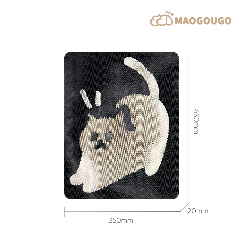 Maogougo貓咪耐抓板(限宅配)少掉屑貓抓板貼牆貓抓板貓抓板貓玩具高磅數瓦楞貓抓板, , large