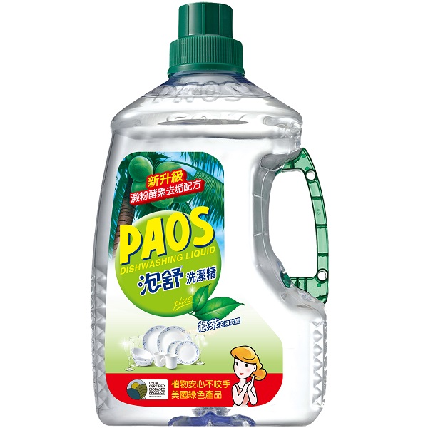 泡舒洗潔精-綠茶2.8L, , large
