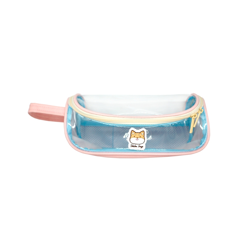 Wide Opening Pencil Case &ndash; Pink, , large