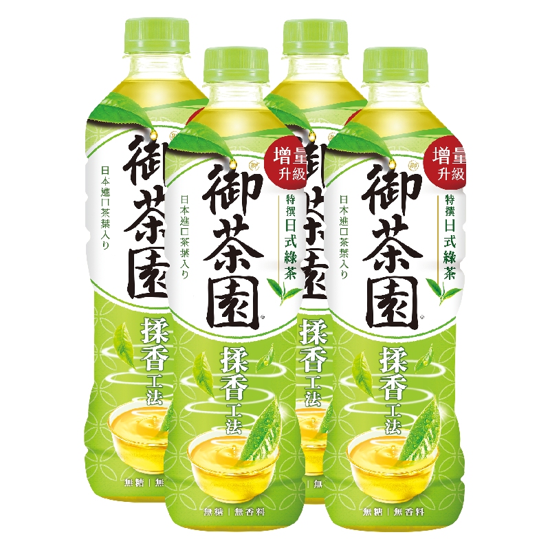 御茶園特撰日式綠茶(無糖)590ml, , large