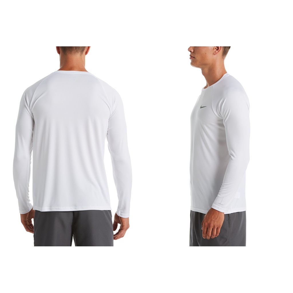 NIKE Essential 成人男性長袖防曬衣 長袖上衣 抗UV UPF 40+ DRI-FIT NESSA587, , large