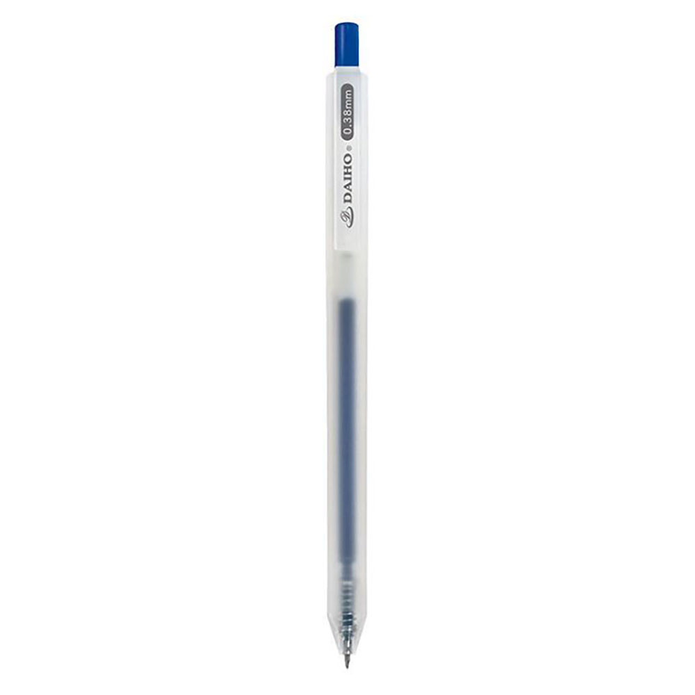 【筌翔】 本色原品0.38按動耐摔中性筆 藍 12支/盒 OGL2352, , large