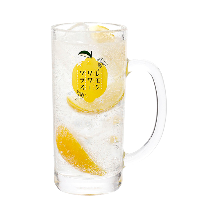 【毓秀堂】東洋佐佐木 檸檬沙瓦有柄玻璃杯, , large