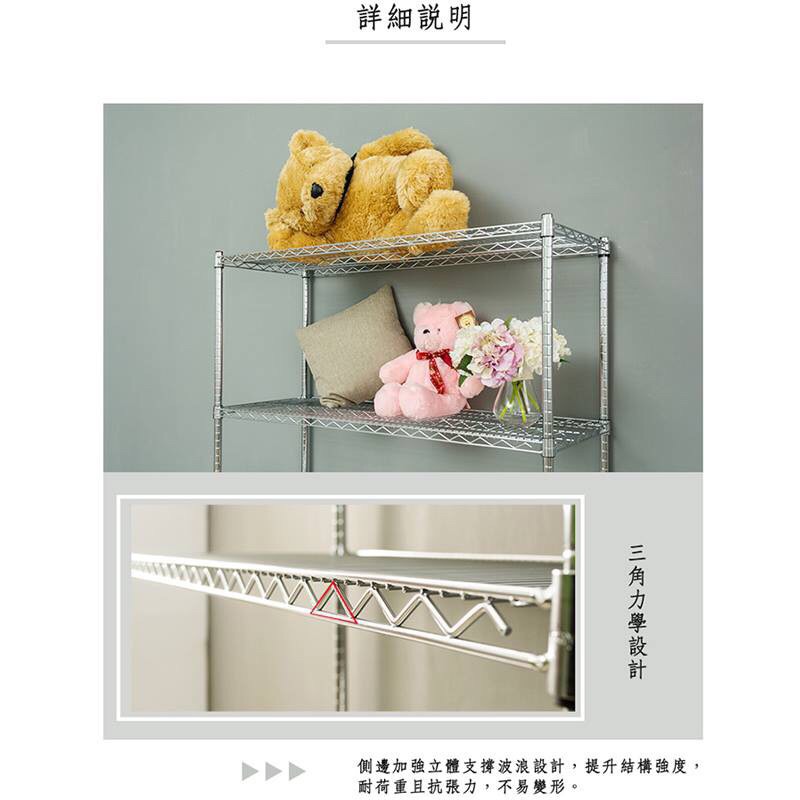 【Y HOUSE】120x60x180公分 荷重型四層鐵架 耐重層架 荷重型鐵力士架, , large