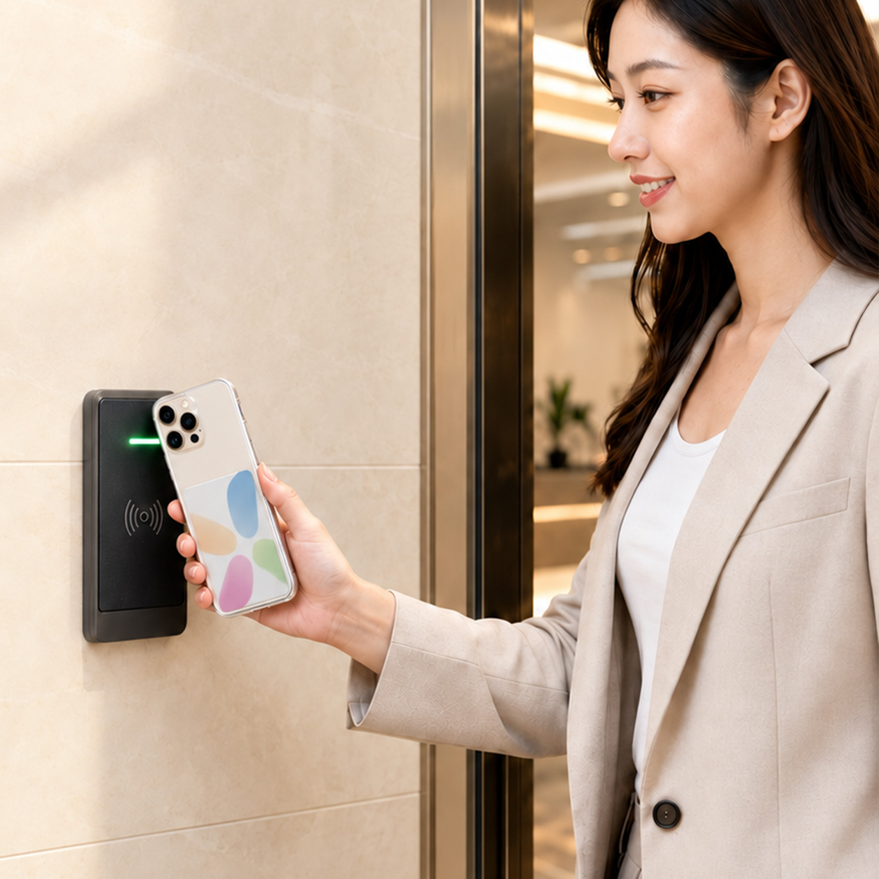 門禁卡隔離片 iPhone專用 NFC RFID感應卡 抗干擾 手機殼適用 超薄0.7mm, , large