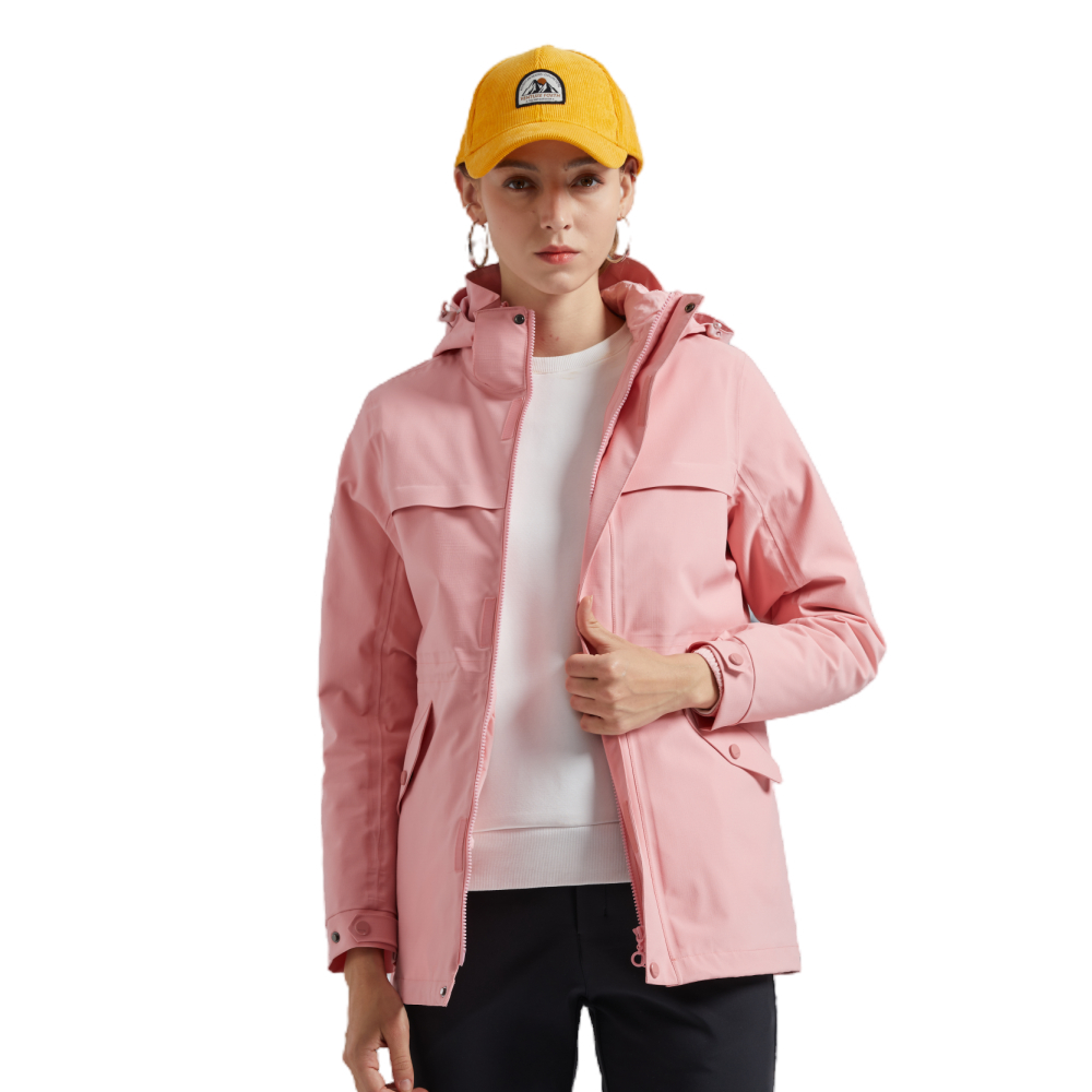 12145126女款中長版羽絨兩件式外套／衝鋒衣／最輕量、最亮眼的登山外套, , large