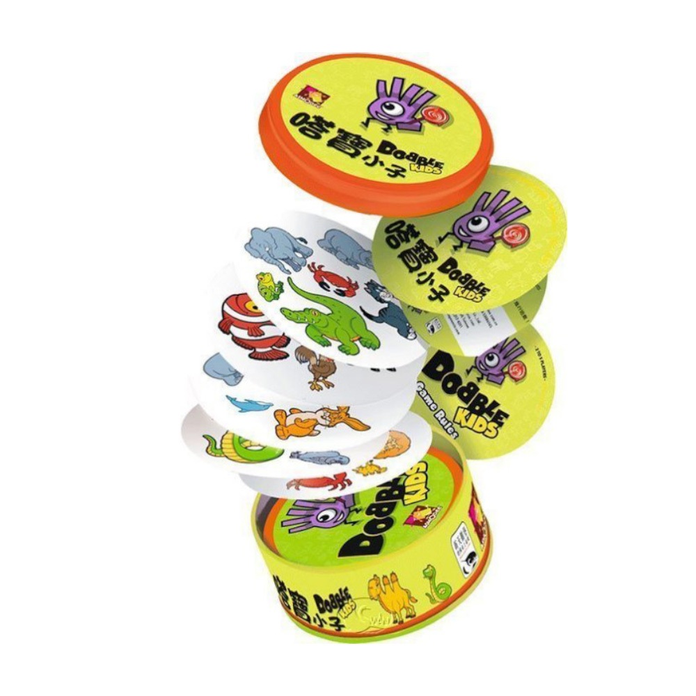【Asmodee】嗒寶小子 Dobble Kids 兒童版｜4歲以上 ｜反應力訓練｜兒童桌遊｜親子遊戲, , large