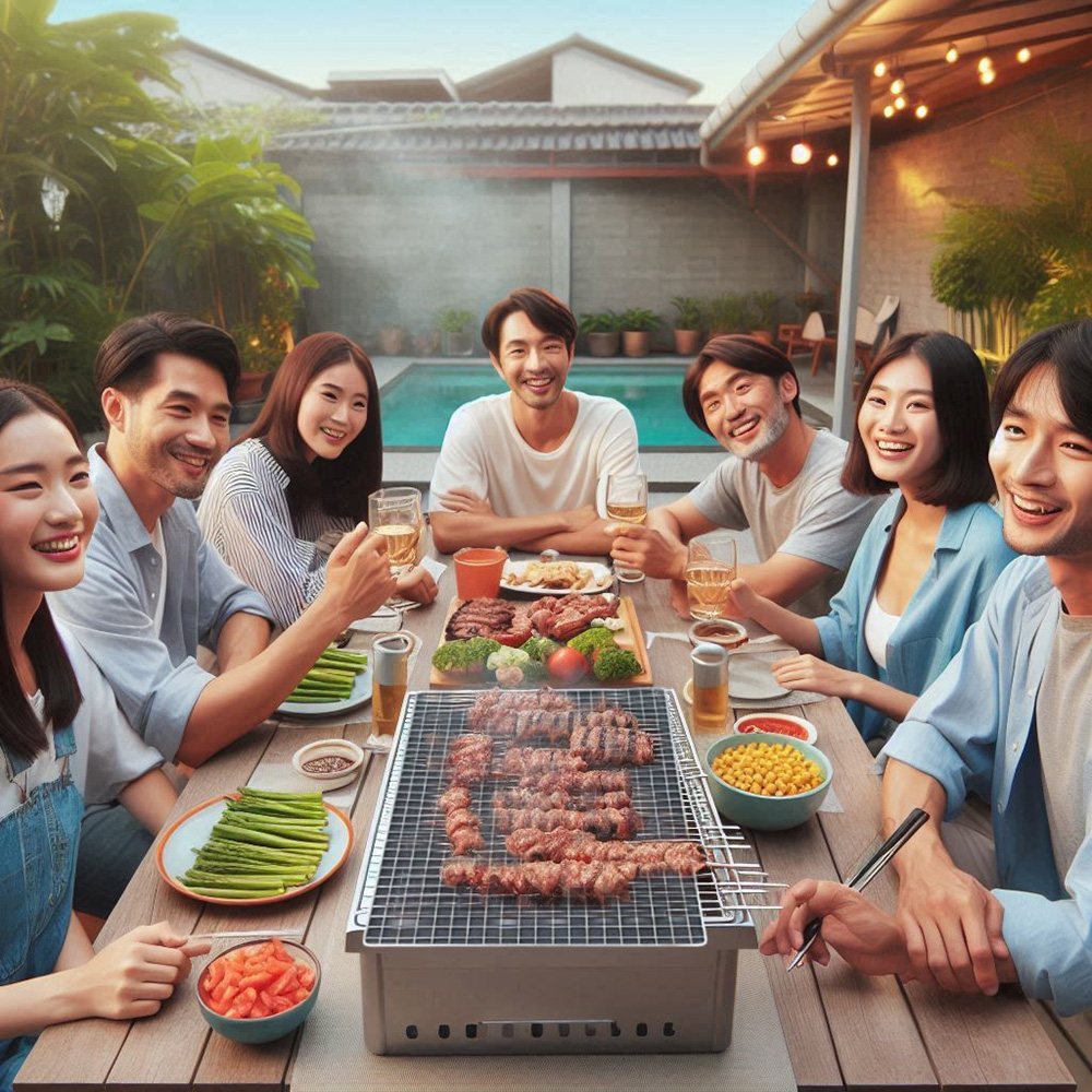【HomeMax】正304不鏽鋼方格烤肉網30x48cm/40x60cm/燒烤網/BBQ/SGS認證/安全無毒/可重複使用●台灣製造●, , large