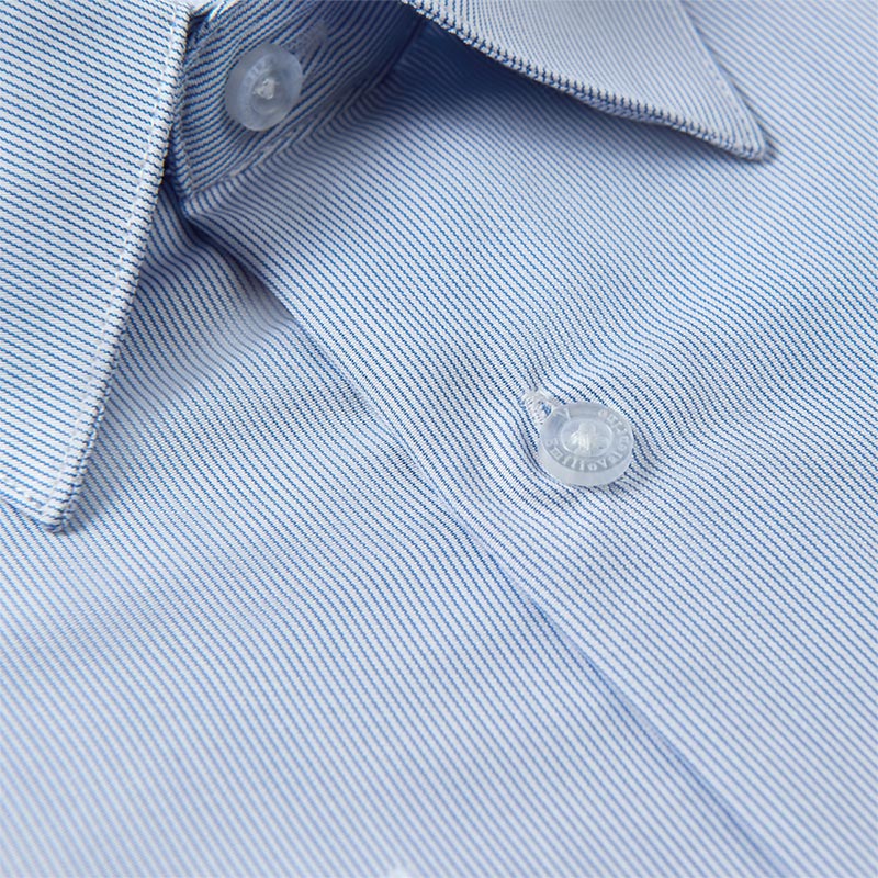 范倫提諾經典條紋長袖襯衫1013藍條, , large