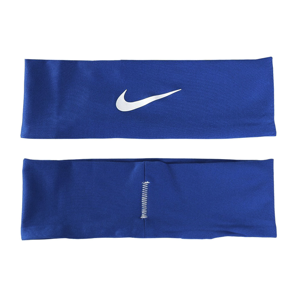 NIKE FURY CLASSIC 頭帶 運動頭帶 止汗髮帶 健身 訓練 運動 吸汗 乾爽 透氣 彈性 止滑 N1011706420OS藍、N1011706473OS深藍, , large