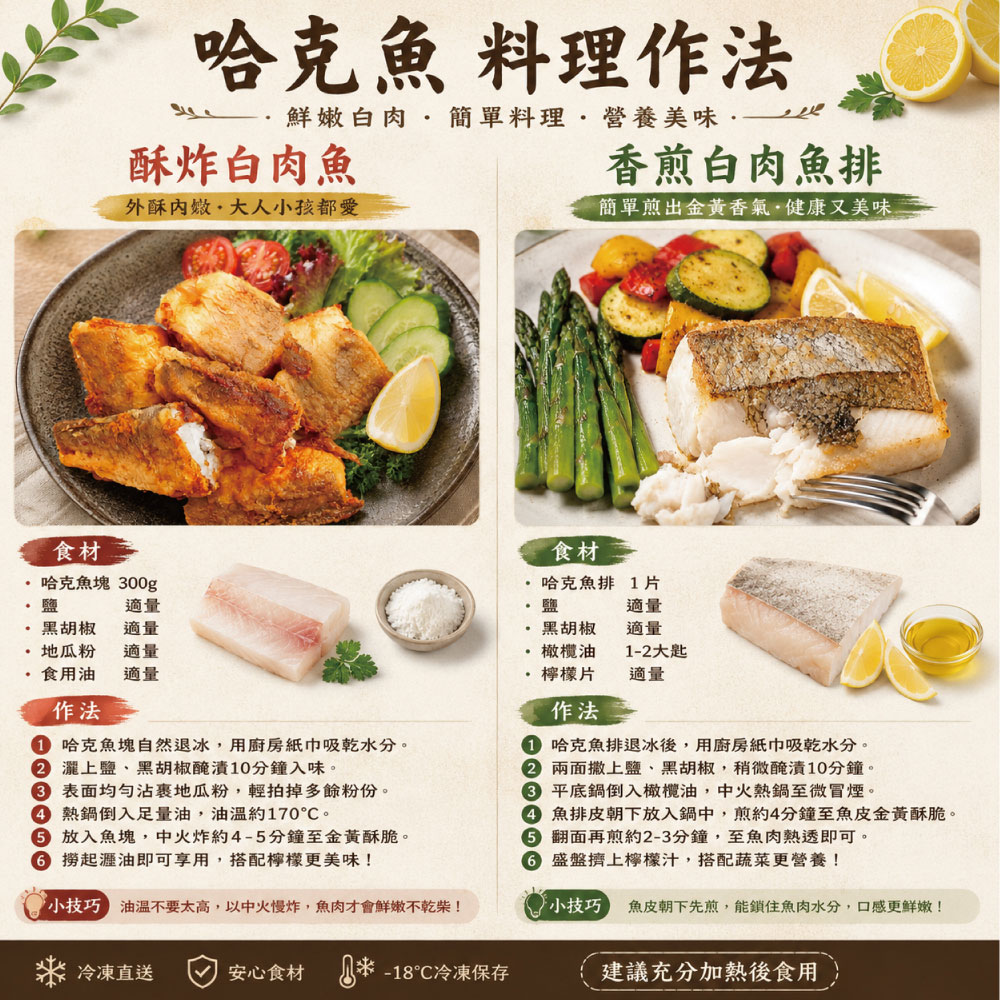 小川漁屋 哈克魚對切15片（80-120g/片/3片1包), , large