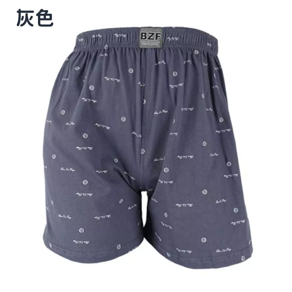 [凱美棉業] 隨機出色 精梳棉男士平口褲 四角褲 男內褲 M.L.XL.3L, , large