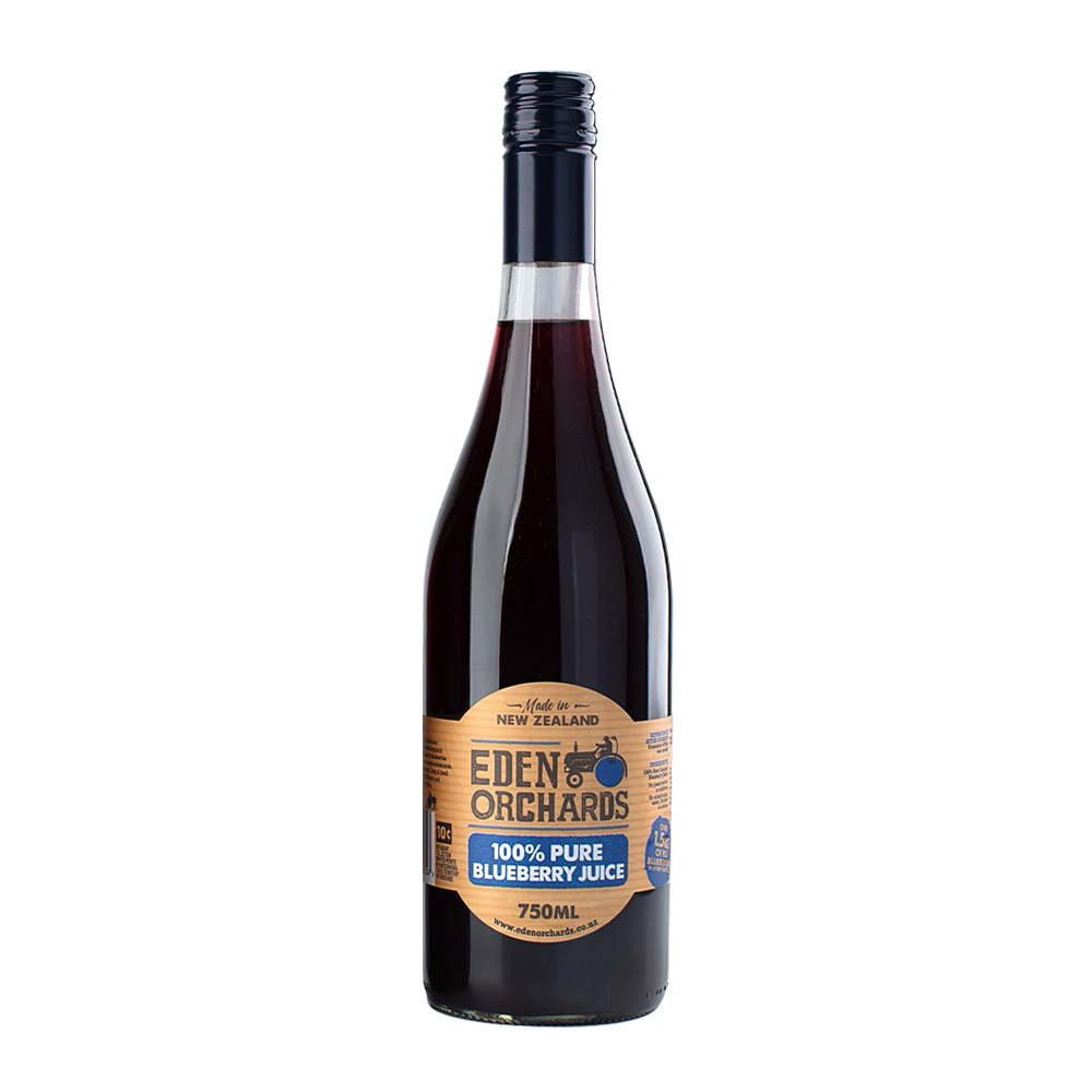 紐西蘭Eden Orchards 伊甸莊園100%純藍莓原汁750ml, , large