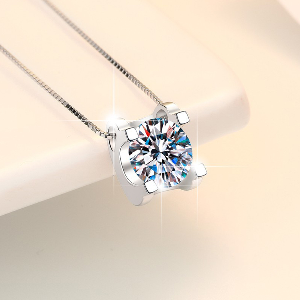 【CITY STAR】IGI 1-carat bull's head pendant - 18K gold (D / VVS or higher / 3EX), , large