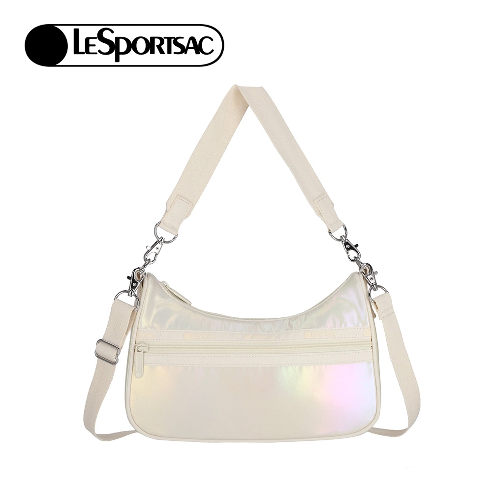 Lesportsac 珍珠奶油色小型月亮包 手提包 肩背包 送禮 禮物(漸層光影), , large