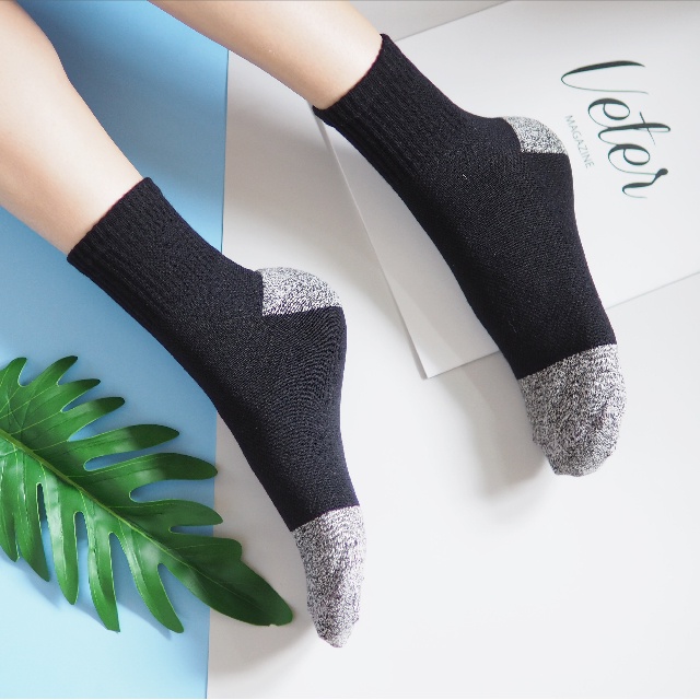[Kaimei Cotton] 4 pairs of MIT made in Taiwan Challenge 168-hour three-in-one technology deodorant socks-1/2 type, , large