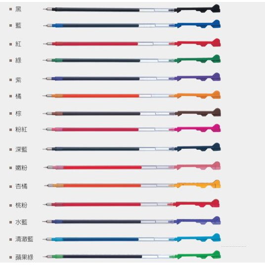百樂 PILOT 超細變芯筆替芯-0.3mm(BLS-CLT3)橘, , large