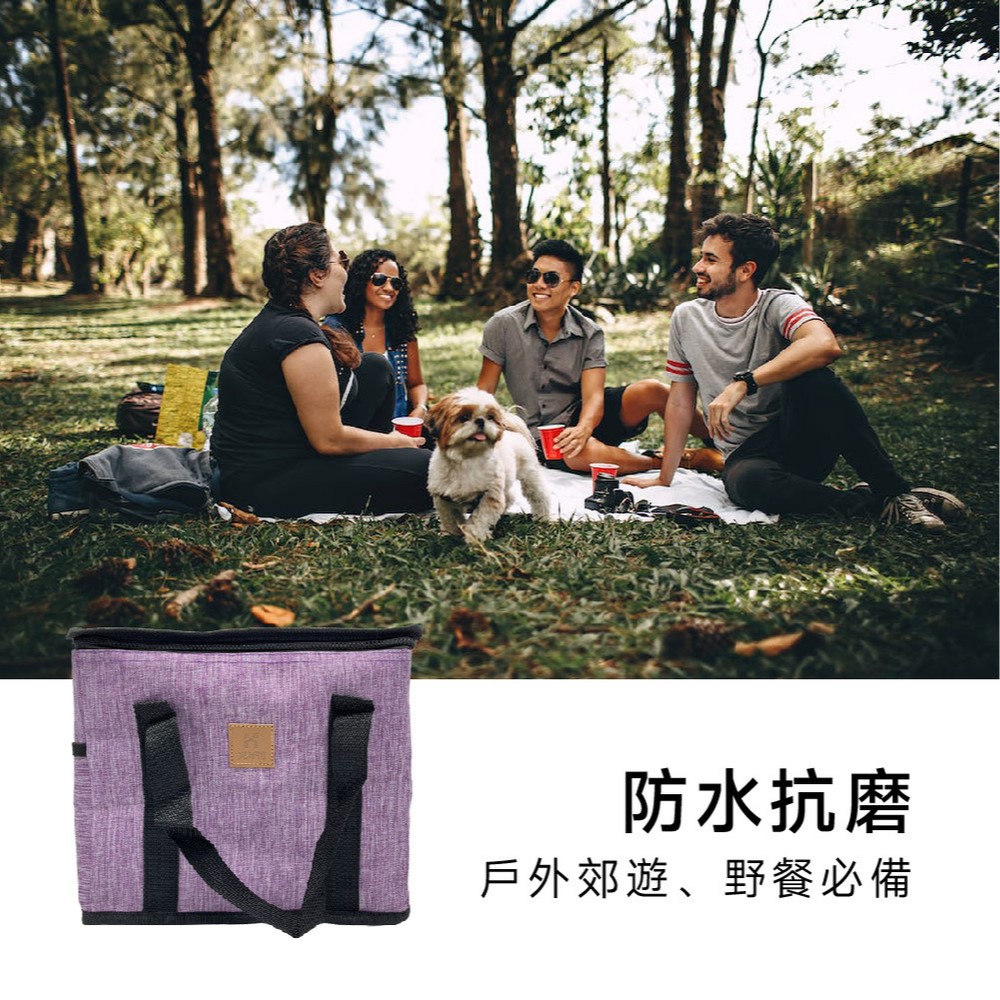 防水保溫袋 保冰袋 方形保溫袋 14L【Ho覓好物】野餐袋 便當袋 購物袋 露營必備 野餐 保冷袋 JP2094, , large