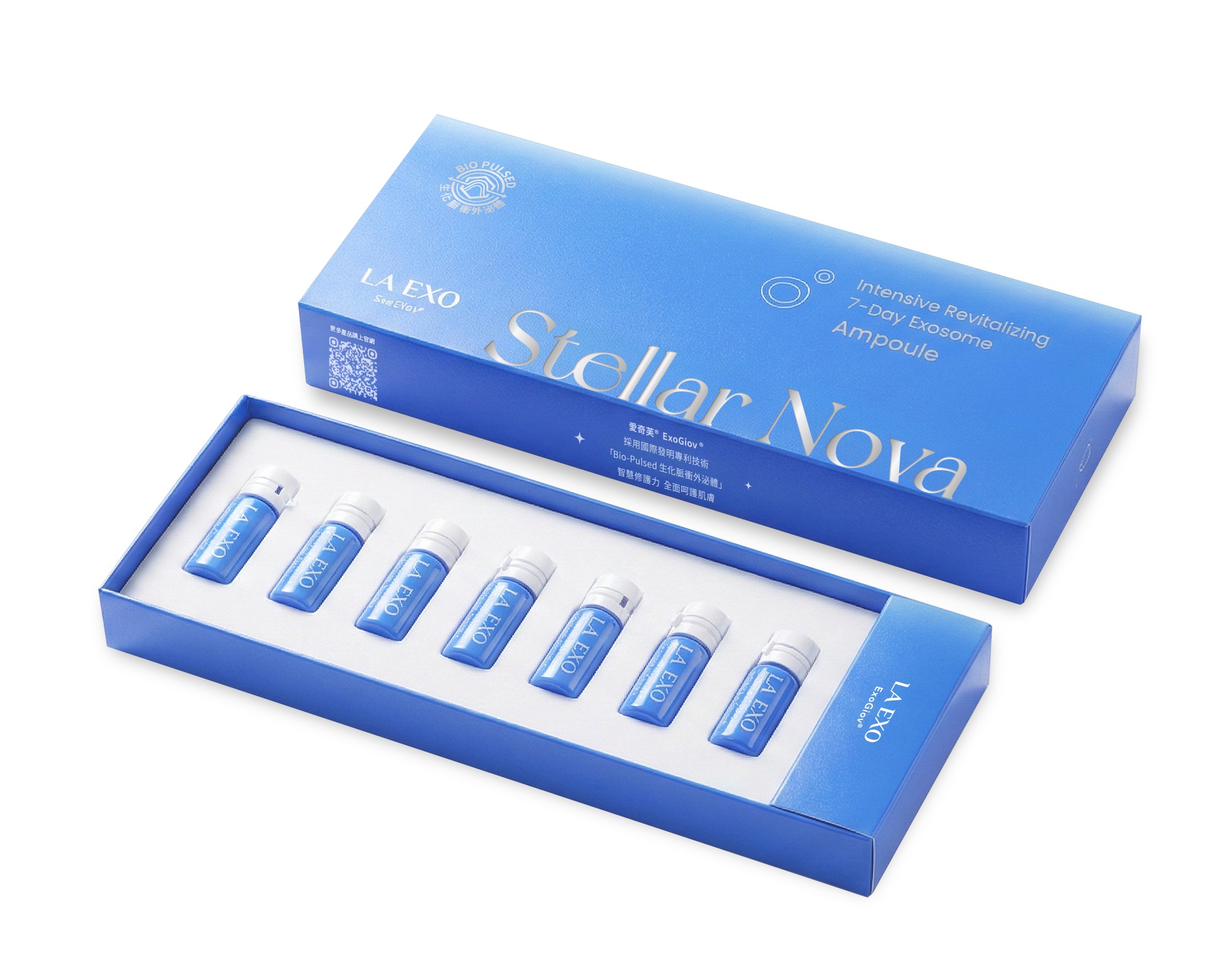 LA EXO Stellar Nova Intensive Revitalizing 7-Day Exosome Ampoule, , large