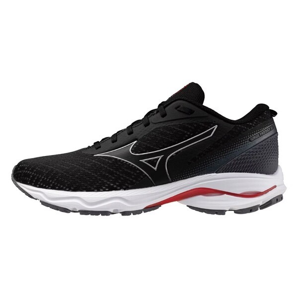 Mizuno Wave Prodigy 6 男 慢跑鞋 寬楦 彈力 支撐 緩震 美津濃 黑 紅 [J1GC241052], , large
