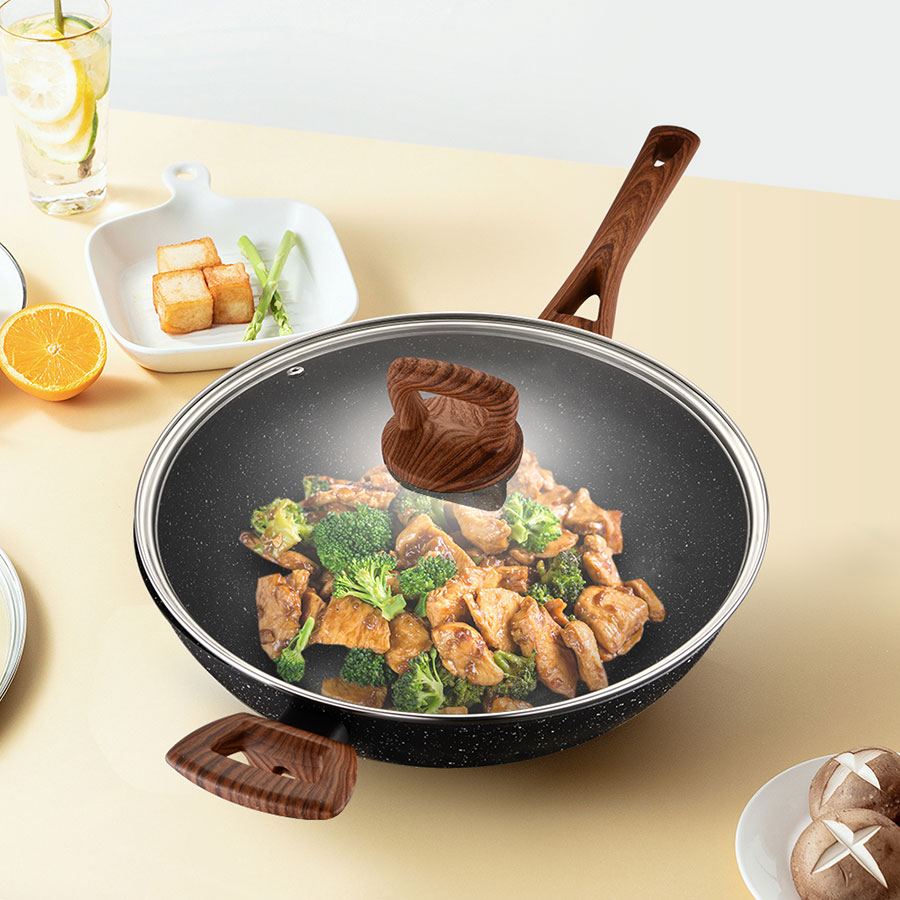 ASD American non-stick frying pan 32cm, , large