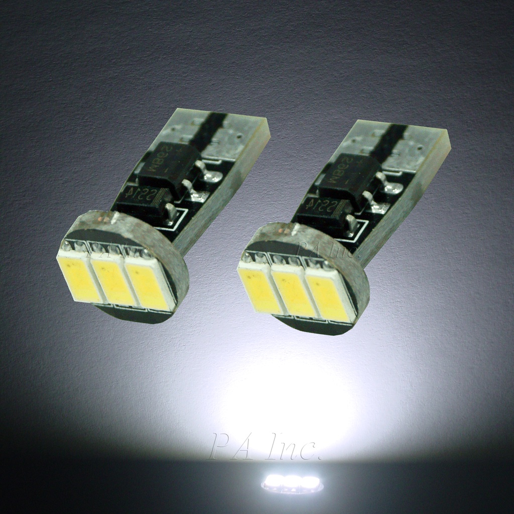 【PA LED】T10 3晶 三星 5630 SMD LED 黃光 白光 橘光 側燈 側方向燈 方向燈 小燈 定位燈, , large