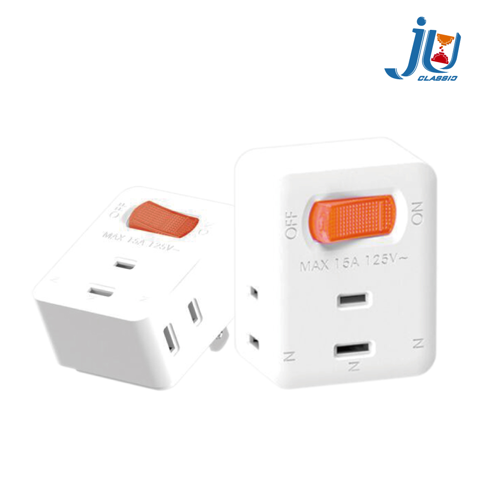Rotating power socket, , large