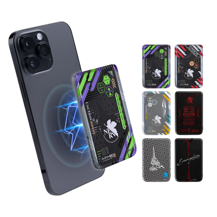 【現貨】SAVEWO EVA 新世紀福音戰士行動電源 MC509｜5000mAh 超薄磁吸行動電源｜原廠保固 飛象國際, , large